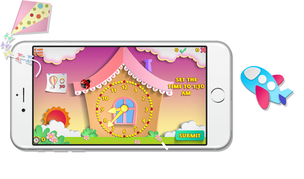 Paper Clock Adventures Phone Mockup Paper Clock Adventures Phone Mockup